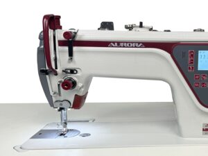 Прямострочная швейная машина Aurora F5 для легких и средних тканей с позиционером иглы