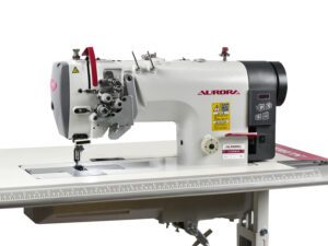 Двухигольная промышленная швейная машина AURORA A-845DN-05 с прямым приводом