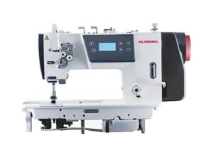 Двухигольная промышленная швейная машина с прямым приводом Aurora H-842D-05 (закрытая система смазки)