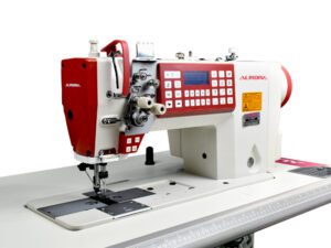 Двухигольная промышленная швейная машина Aurora A-3578 (увеличенные челноки и дизайнерские строчки)