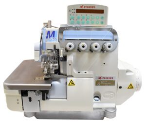 4-ниточный оверлок Pegasus M952-52-2X4/AT6F/DD3A/Z054 (автоматический обрезчик ленты/цепочки нити электрического типа)