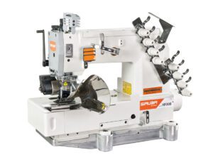 Машина цепного стежка для изготовления поясов (поясная машина) Siruba HF008A-0664-254P/HPR