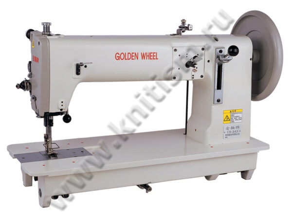 Прямострочная машина для сверхтяжелых материалов GOLDEN WHEEL CS-243
