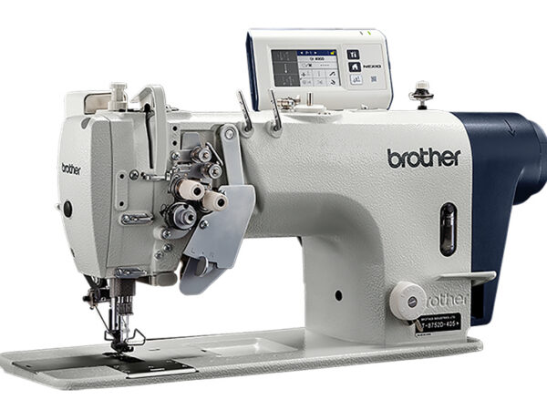 Двухигольная промышленная швейная машина T-8752D-407 Brother для шитья толстой нитью