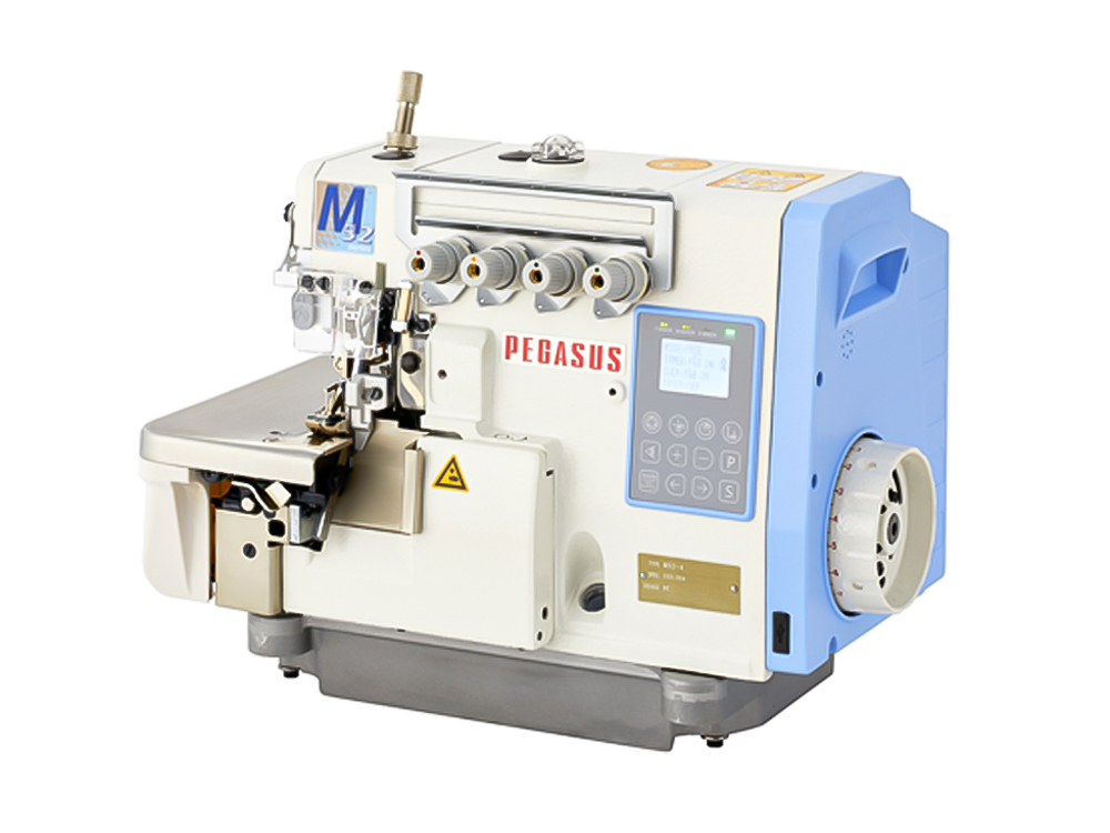 Промышленный 5-ти ниточный оверлок Pegasus M32-5/333-3X4/BE (прямой привод, автоматическая обрезка нити, подъем лапки)