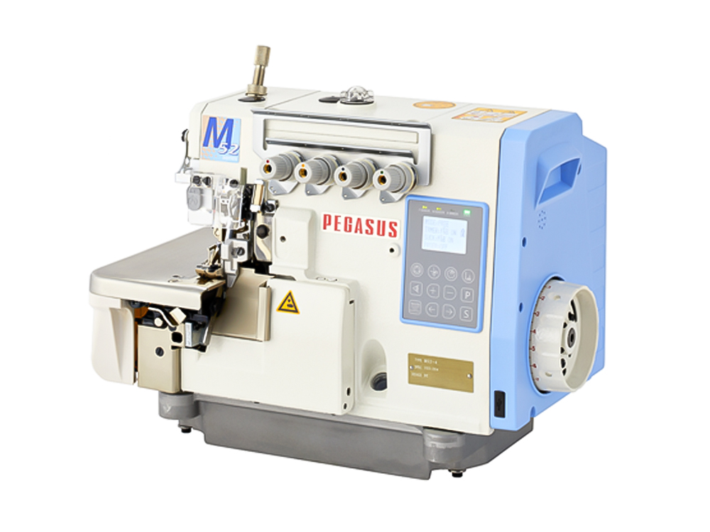 Промышленный 4-х ниточный оверлок Pegasus M52-4/333-2X4/BE (прямой привод, автоматическая обрезка нити, подъем лапки)