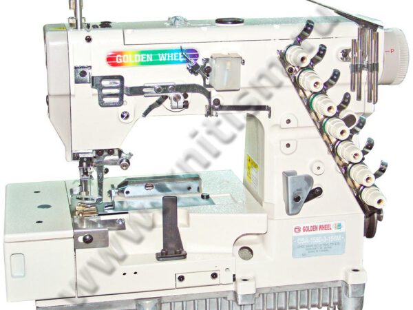 Плоскошовная машина для окантовки "ракушечным швом" GOLDEN WHEEL CSA-1580-3-156M