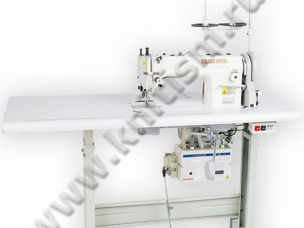 Прямострочная швейная машина с шагающей лапкой GOLDEN WHEEL CS-6102-BT-F