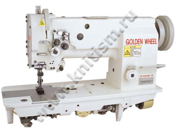 Двухигольная машина с тройным продвижением и обрезкой нити GOLDEN WHEEL CSU-4250-BT