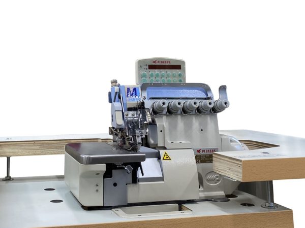 6-ти ниточный промышленный оверлок Pegasus M932-355-3X2X4/AT6F/DD3A/Z054  (автоматический обрезчик ленты/цепочки нити электрического типа)