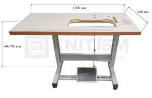 Стол 120*54 см для Juki DDL-8700, 8100, 5410, 1181