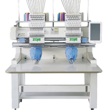 Вышивальная двухголовочная 12-ти игольная машина ZOJE ZJ-1202HC