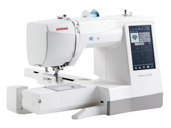 Вышивальная машина Janome Memory Craft 100E Turquoise Blue