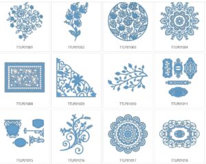Коллекция шаблонов Tattered Lace № 1 CATTLP01