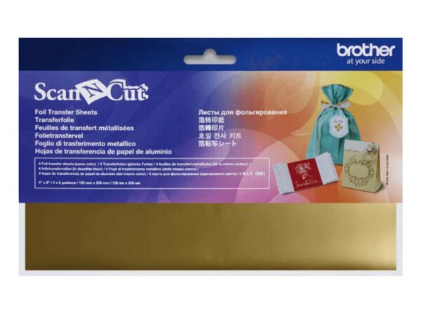 Листы для фольгирования Brother CAFTSGLD1 золотой 4 шт.